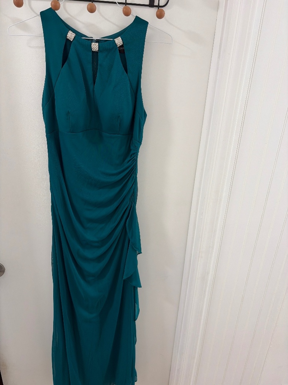 Elegant Long Green dress